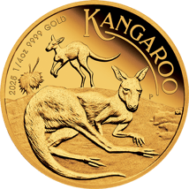 1/4 Unze Gold Känguru Nugget 2025 PP  (Auflage: 500 | Polierte Platte)