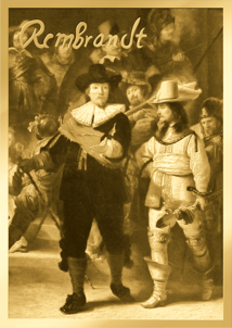 Gold Rembrandt Die Nachtwache