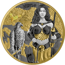 1 Unze Silber Walküre Arnhild 2025 (Auflage: 999 | teilvergoldet)