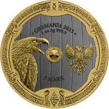 1 Unze Silber Walküre Arnhild 2025 (Auflage: 999 | teilvergoldet)