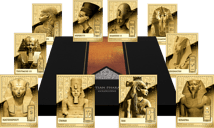 Gold Ägyptische Pharaonen Set