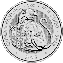 2 Unzen Silber Tudor Beasts Oueen's Panther 2025