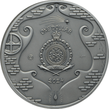 1 Unze Silber Märchen- Das kleine Mädchen mit den Schwefelhölzern 2024 (Auflage: 1.000 | Antik Finish)