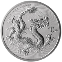 1 Unze Silber Chinesischer Drache 2026 (Auflage: 2.000.000)