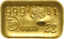 100g Goldbarren Schöne Edelmetalle B.V. (gegossen)