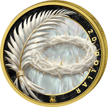 1 Unze Silber Palmsonntag Eintritt nach Jerusalem 2026 (Auflage: 100 | teilvergoldet)