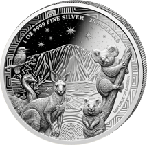 1 Unze Silber Australien Wildlife Serie Kookaburra 2026 (Auflage: 1000 | Polierte Platte)
