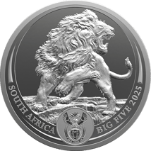 1 Unze Silber Big Five III Löwe 2025 (Auflage: 15.000 | 2. Motiv | im Blister)