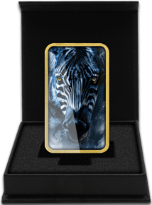 1 Unze Silber African Animals Zebra (Auflage: 50 | teilvergoldet)