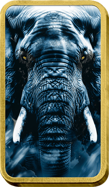 1 Unze Silber African Animals Elefant (Auflage: 50 | teilvergoldet)