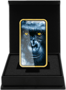 1 Unze Silber African Animals Gorilla (Auflage: 50 | teilvergoldet)