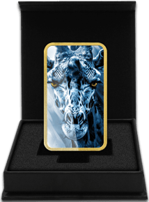 1 Unze Silber African Animals Giraffe (Auflage: 50 | teilvergoldet)