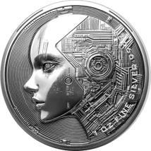 1 Unze Silber AI Coin 2025 (Auflage: 9.000 | Prooflike)