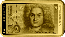 1/200 Unze Gold Münzbarren 50 Deutsche Mark (Auflage: 5.000 | Polierte Platte)
