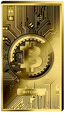 1/10 Unze Silber Münzbarren Bitcoin 2026 (Auflage: 1.000  | vergoldet | Polierte Platte)
