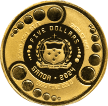 1/10 Unze Gold Samoa Alien 2024 (Auflage: 1.000)