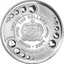 1 Unze Silber Samoa Alien 2024 (Auflage: 2.500)