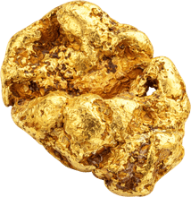 Yukon Gold Nugget (Echte Nuggets 19,68g)