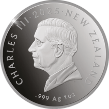 1 Unze Silber Kiwi 2025 (Auflage: 2.500 | Polierte Platte)