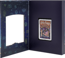 2 Unze Silber Harry Potter Stein der Weisen Buchcover 2025 (Auflage: 1.000 | Polierte Platte)