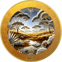 1 Unze Silber Tierwelt Australiens Emu 2024 (Auflage: 50 | teilvergoldet)