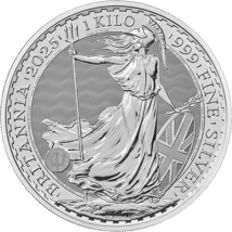 1 kg Silber Britannia 2025