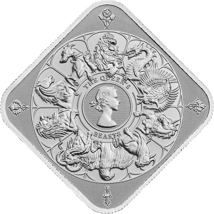 1 Unze Silberbarren The Queen's Beasts (Auflage: 70.000)