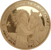 1 Unze Gold Native Americans Pferd 2024 (Auflage: 250)