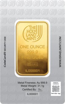 1 Unze Goldbarren Friedenstaube