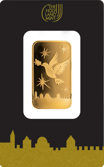 5 g Goldbarren Friedenstaube