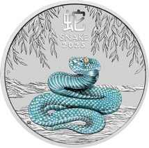 1 Unze Silber Lunar III Schlange 2025 (Auflage: 50.000)