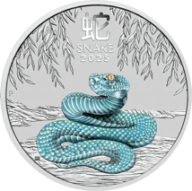 1/2 Unze Silber Lunar III Schlange 2025 (Auflage: 50.000)