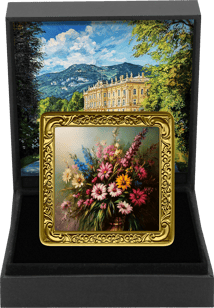 1 Unze Silber Bilderrahmen Sisi und Franz (Auflage: 100 | teilvergoldet)