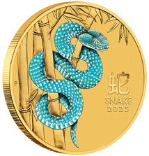 1/10 Unze Gold Lunar III Schlange 2025 (Auflage: 20.000)