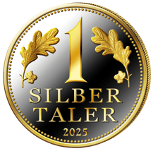 1/2 Unze Silbertaler (Auflage: 5.000 | teilvergoldet | Polierte Platte)