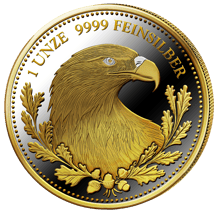 1/2 Unze Silbertaler (Auflage: 5.000 | teilvergoldet | Polierte Platte)