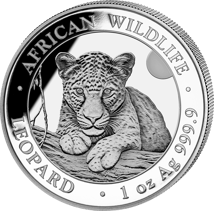 1 Unze Silber African Wildlife Leopard 2025 (Auflage: 30.000)