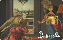 Gold Sandro Botticelli Die Verkündung von Cestello Münze