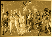 Gold Sandro Botticelli Primavera Münze
