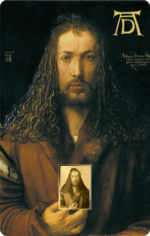 Gold Albrecht Dürer Selbstbildnis Münze