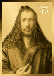 Gold Albrecht Dürer Selbstbildnis Münze