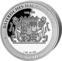1 kg Silber Bayernthaler Schloss Neuschwanstein 2025