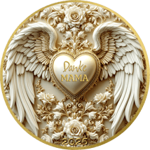 1 Unze Silber Schutzengel Mama Gold 2025 (Auflage: 100 | teilvergoldet)
