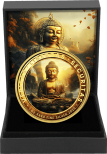 1 Unze Silber Thai Buddha 2025 (Auflage: 100 | teilvergoldet)