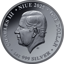 1 Unze Silber Australien bei Nacht Großer Tümmler 2025 ( Auflage: 1.000 | Black Proof)