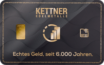 0,1g Goldbarren Heimerle und Meule (Kettner Edelmetalle)