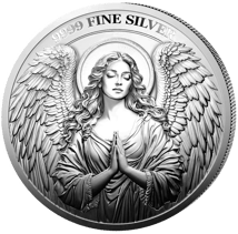 1 Unze Silber Schutzengel 2025 (Auflage: 5.000 | Polierte Platte)