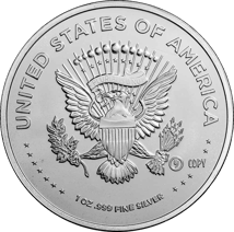 1 Unze Silber Half Dollar John F. Kennedy