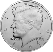 1 Unze Silber Half Dollar John F. Kennedy