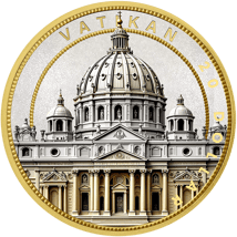 1 Unze Silber Papst Franziskus 2025 (Auflage: 299 | teilvergoldet)